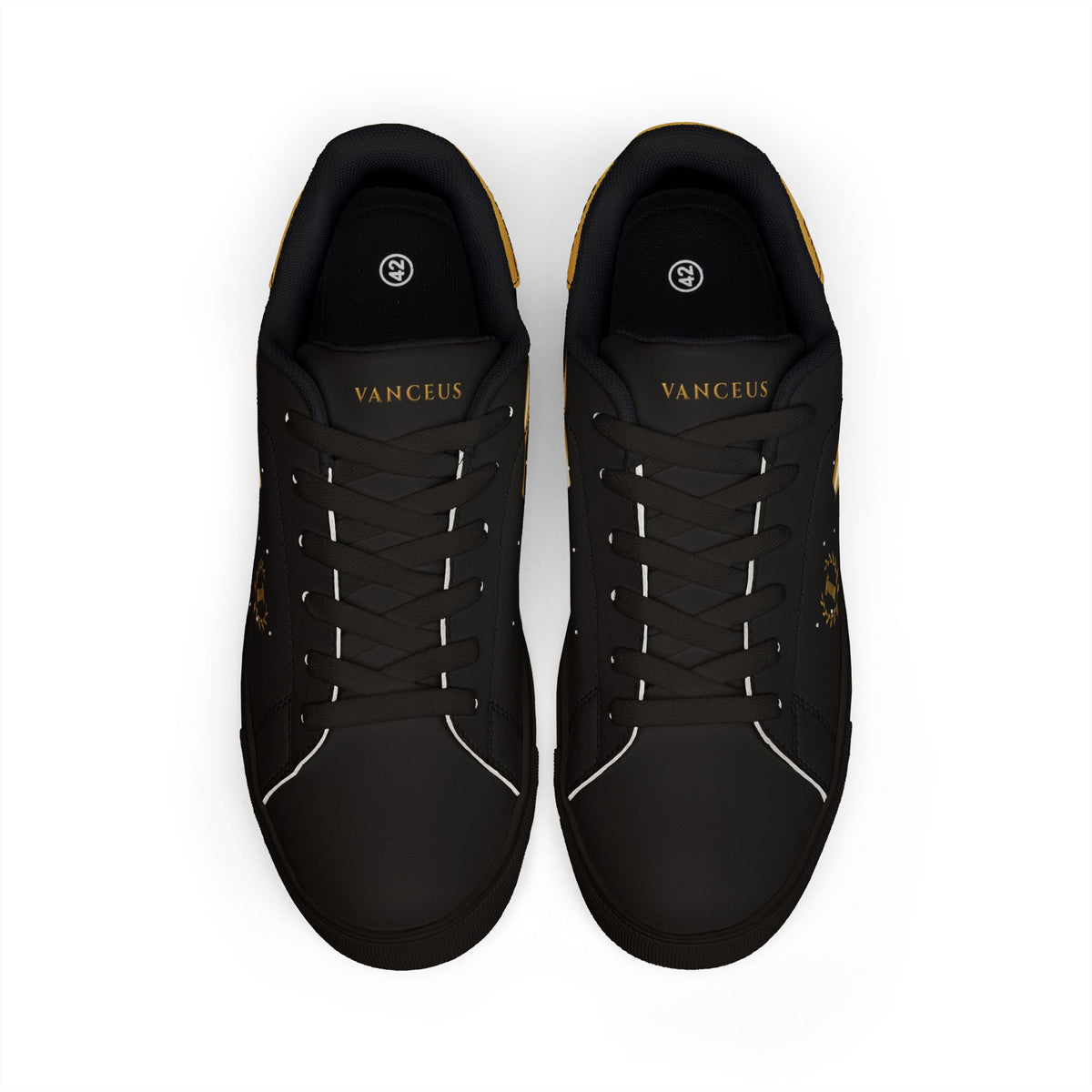 Apollo Court Sneaker Noir in Black