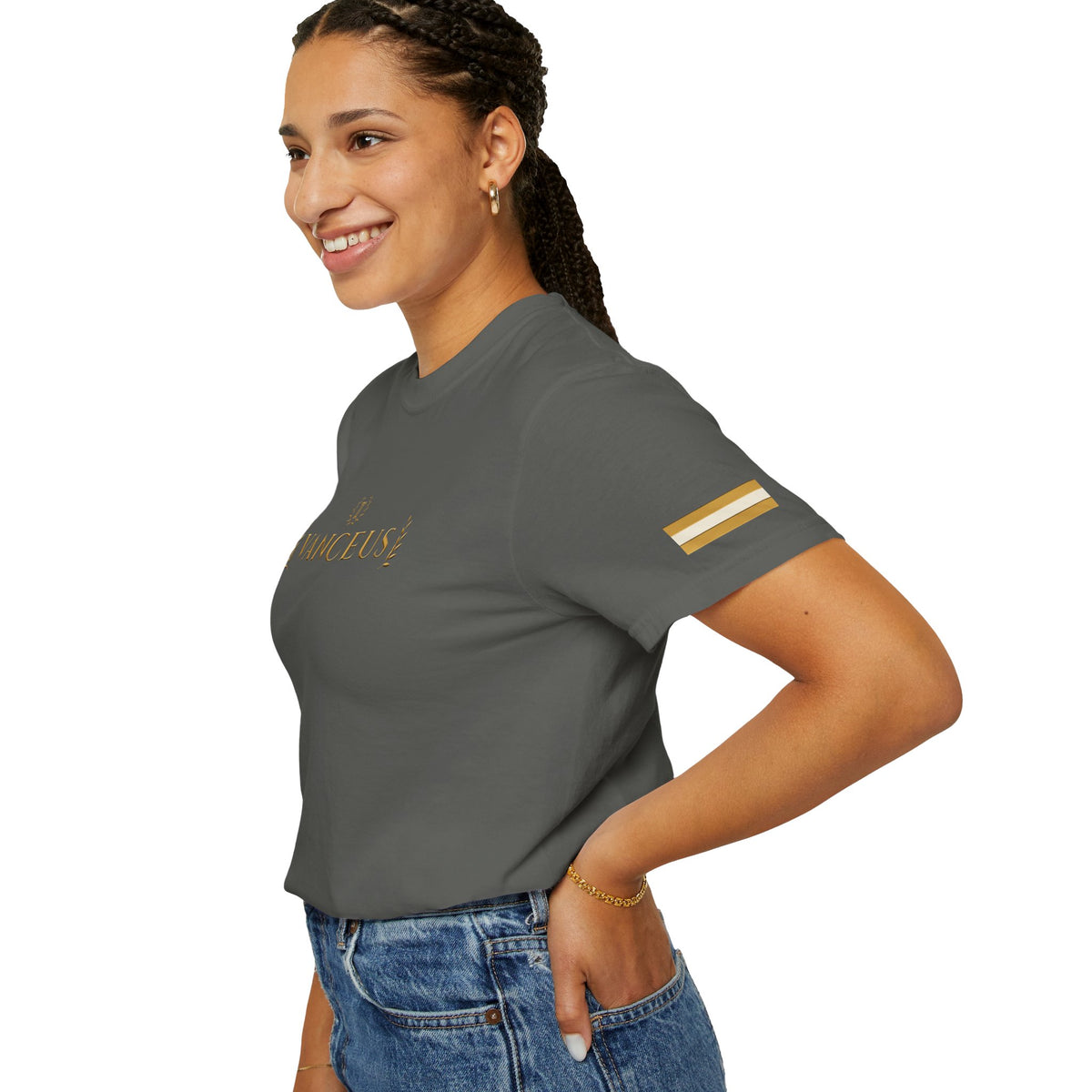 Gilded Tee in Pepper