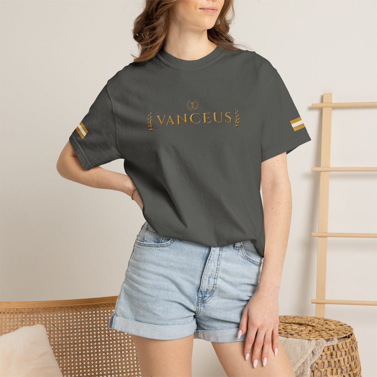 Gilded Tee in Pepper