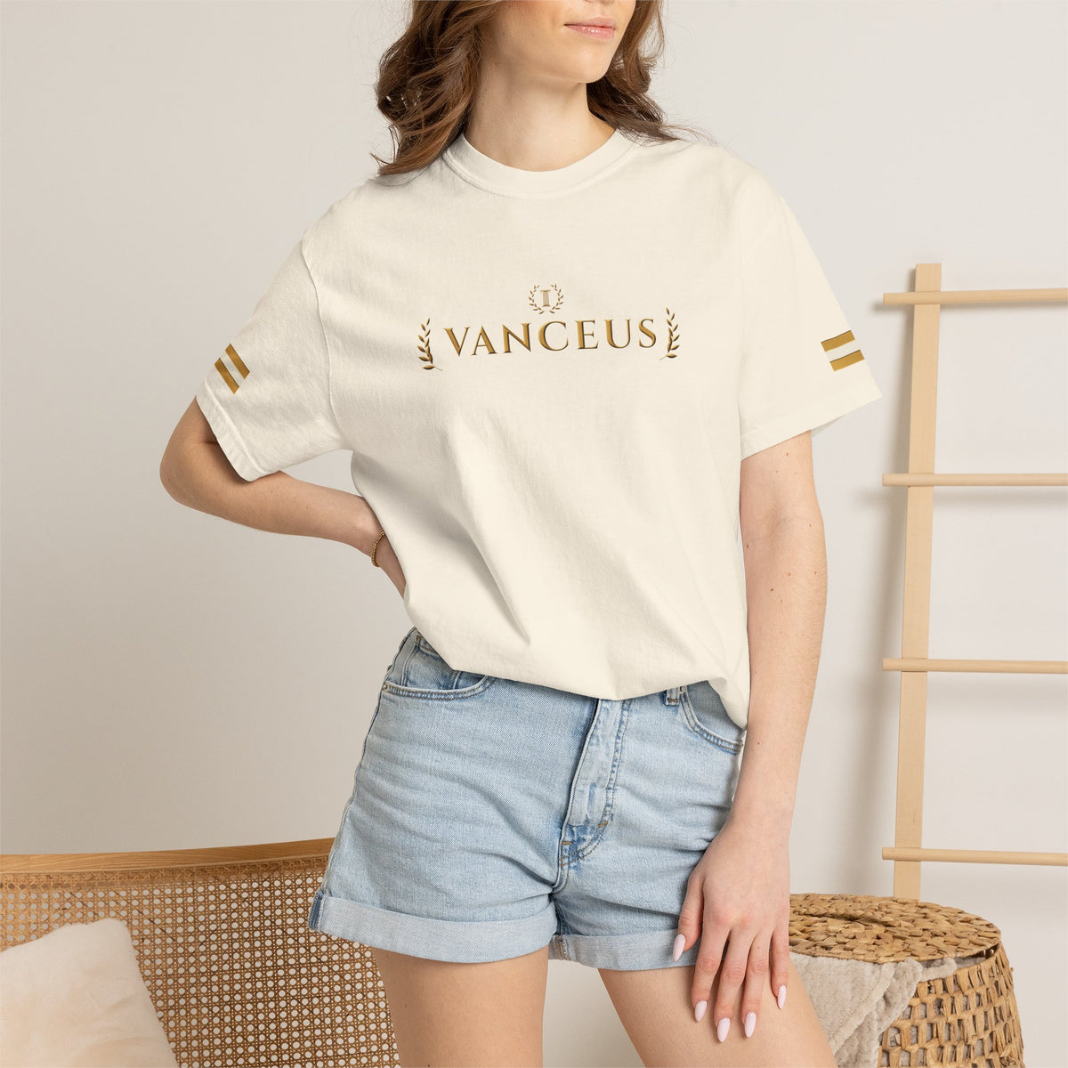 Gilded Tee in Ivory