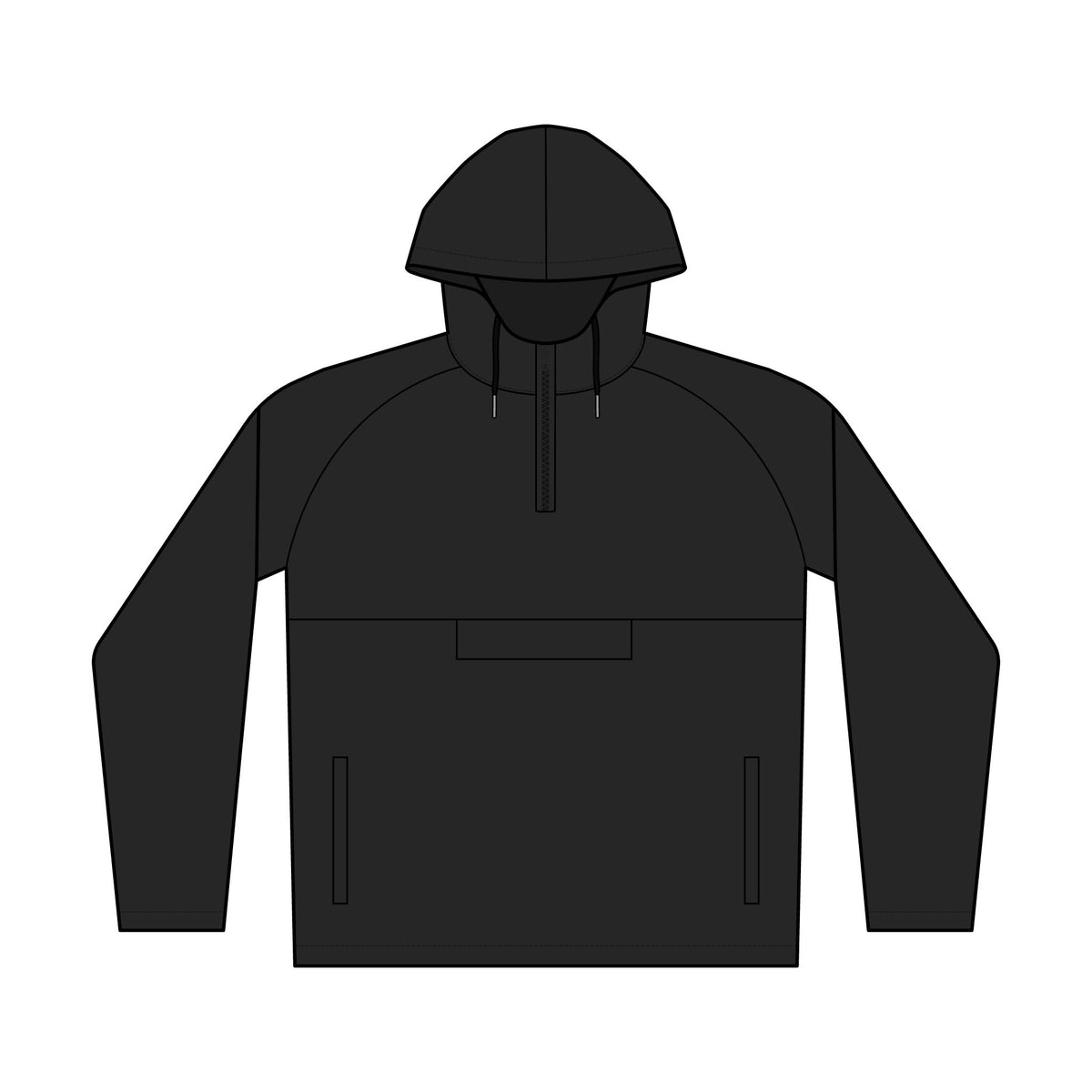 Zephyr Windbreaker in Black