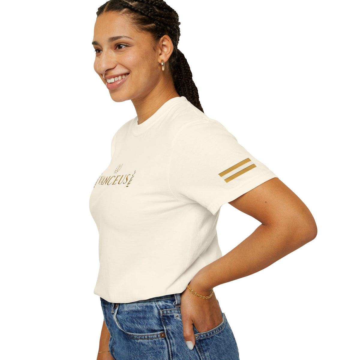 Gilded Tee in Ivory