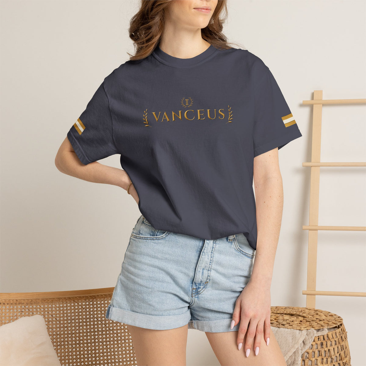 Gilded Tee in Navy