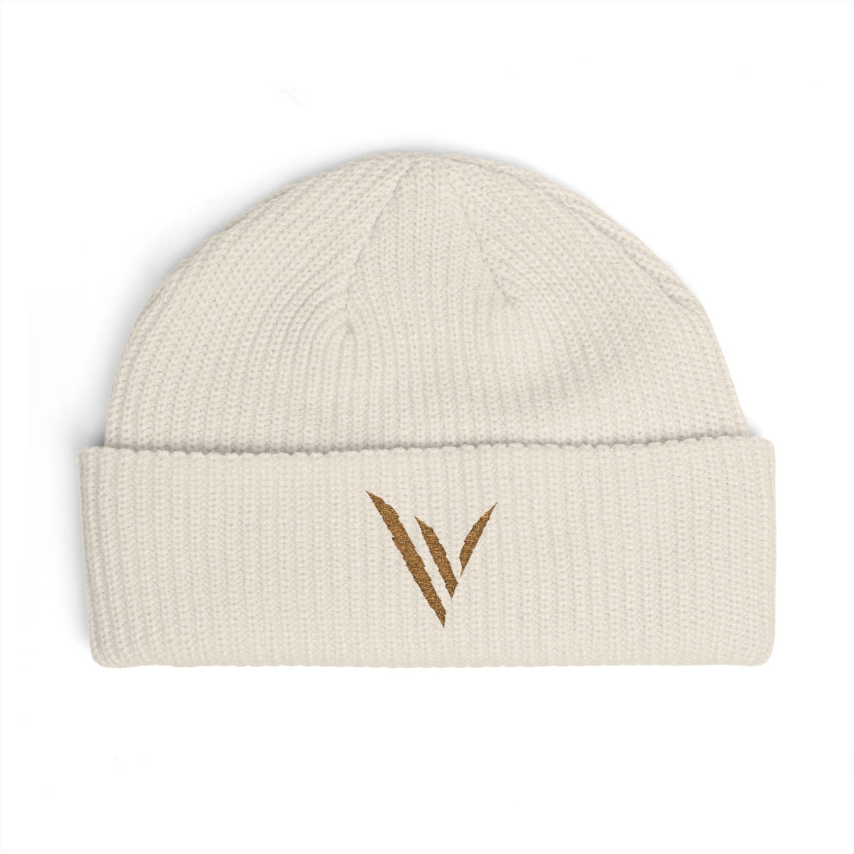 Temple Beanie in Ecru