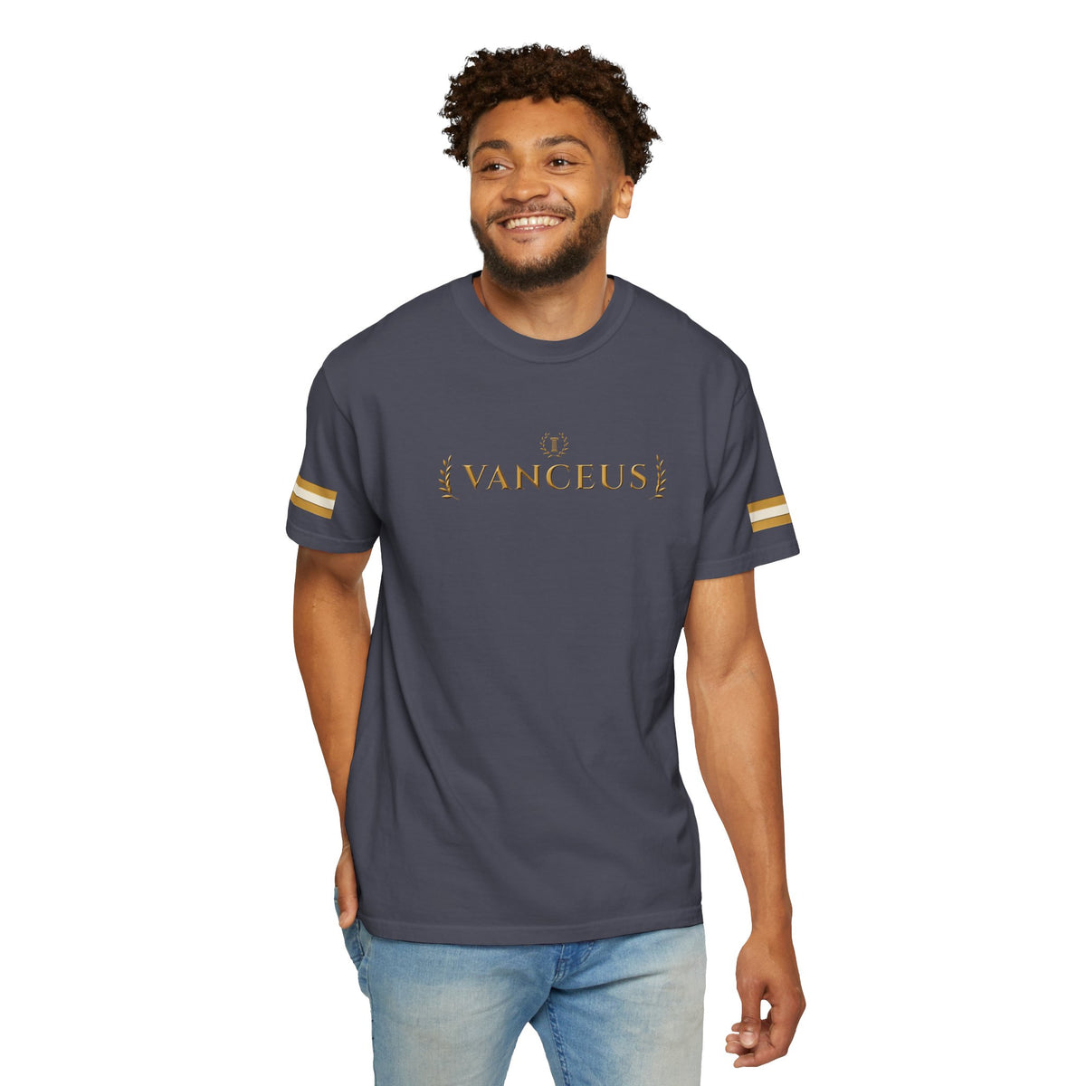 Gilded Tee in Navy
