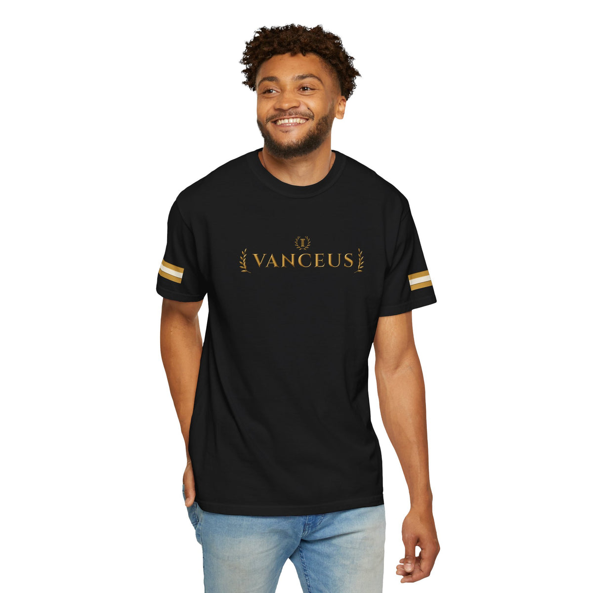 Gilded Tee in Black