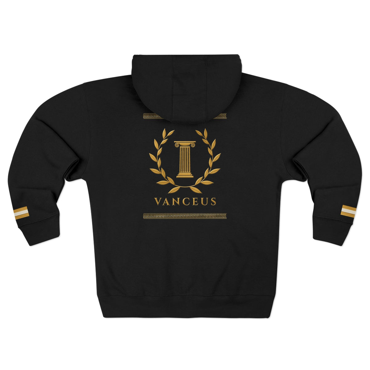 Achilles Zip Hoodie in Black