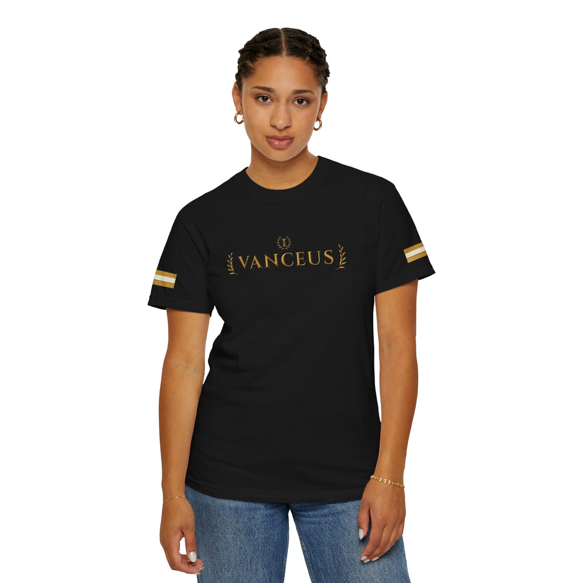 Gilded Tee in Black