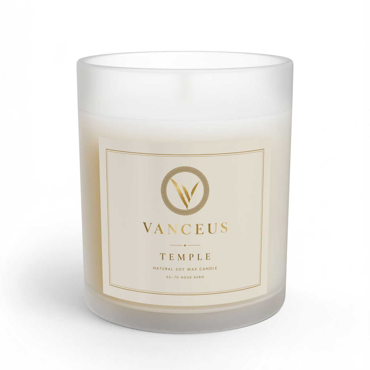 Temple Candle in Frosted