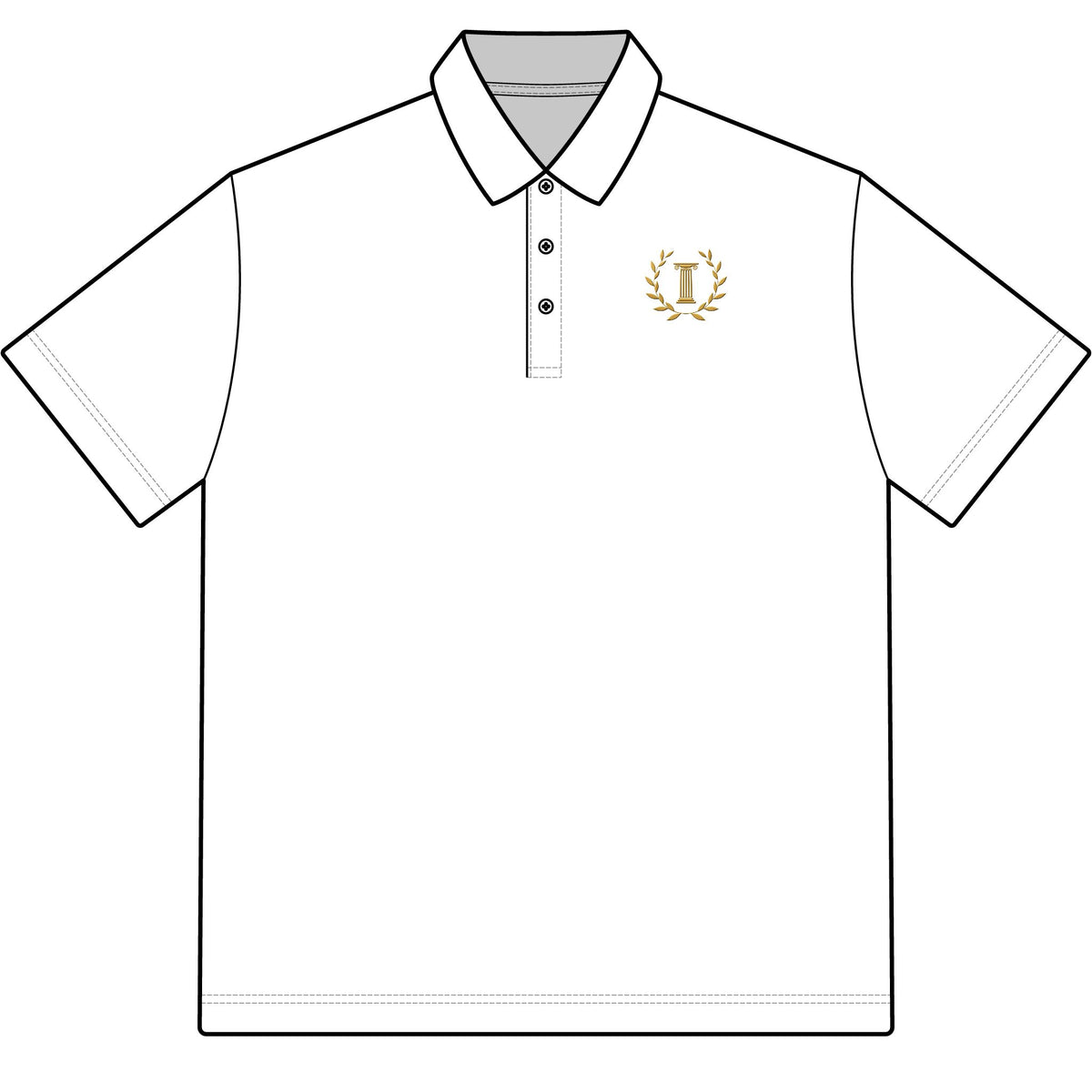 Delphi Polo in White