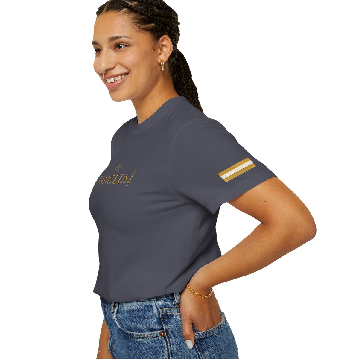 Gilded Tee in Navy